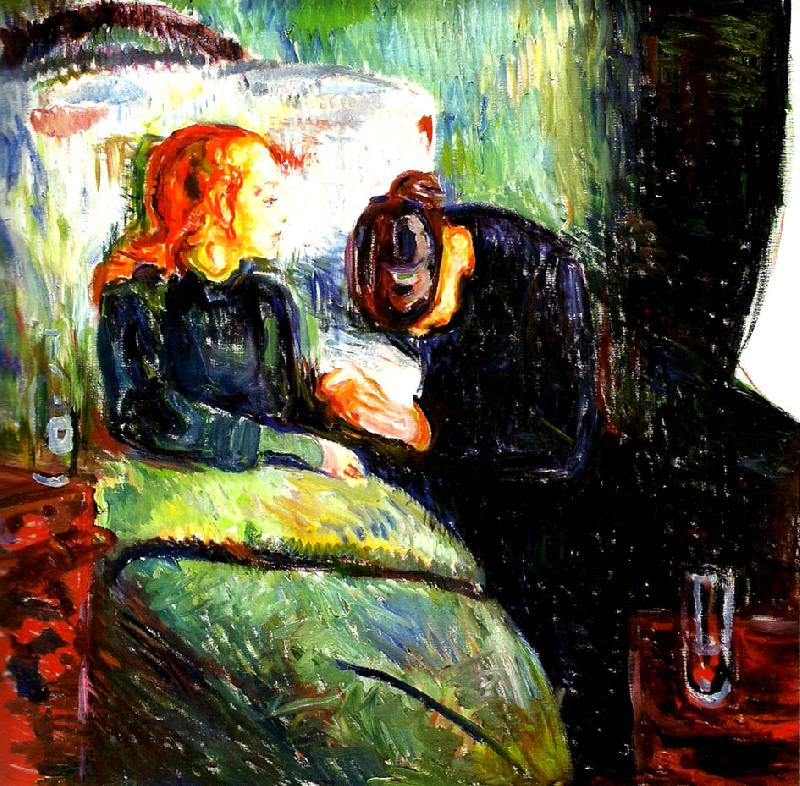 Edvard Munch det sjuka barnet China oil painting art